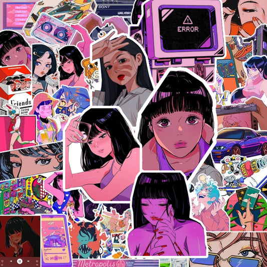 Neon Nights X Retro Vibes - 50pcs