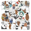 We Bare Bears - 50pcs