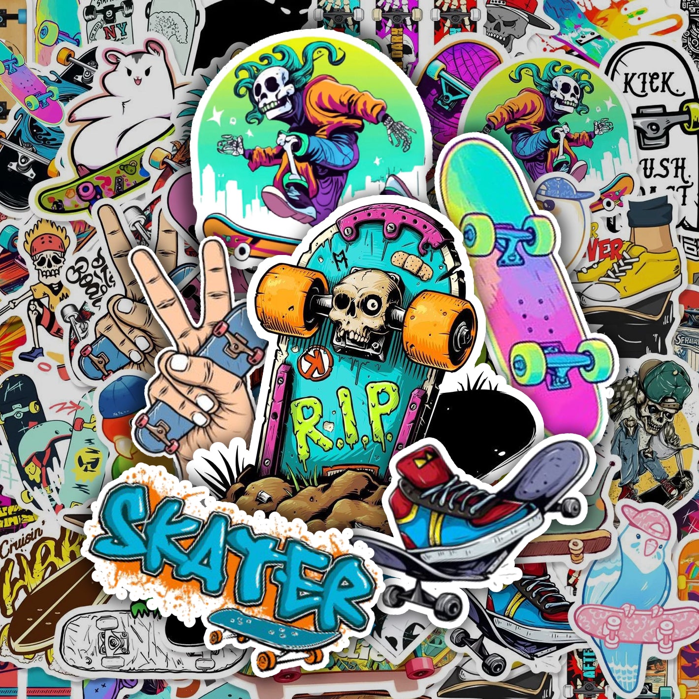 Skater x Graffiti - 50pcs