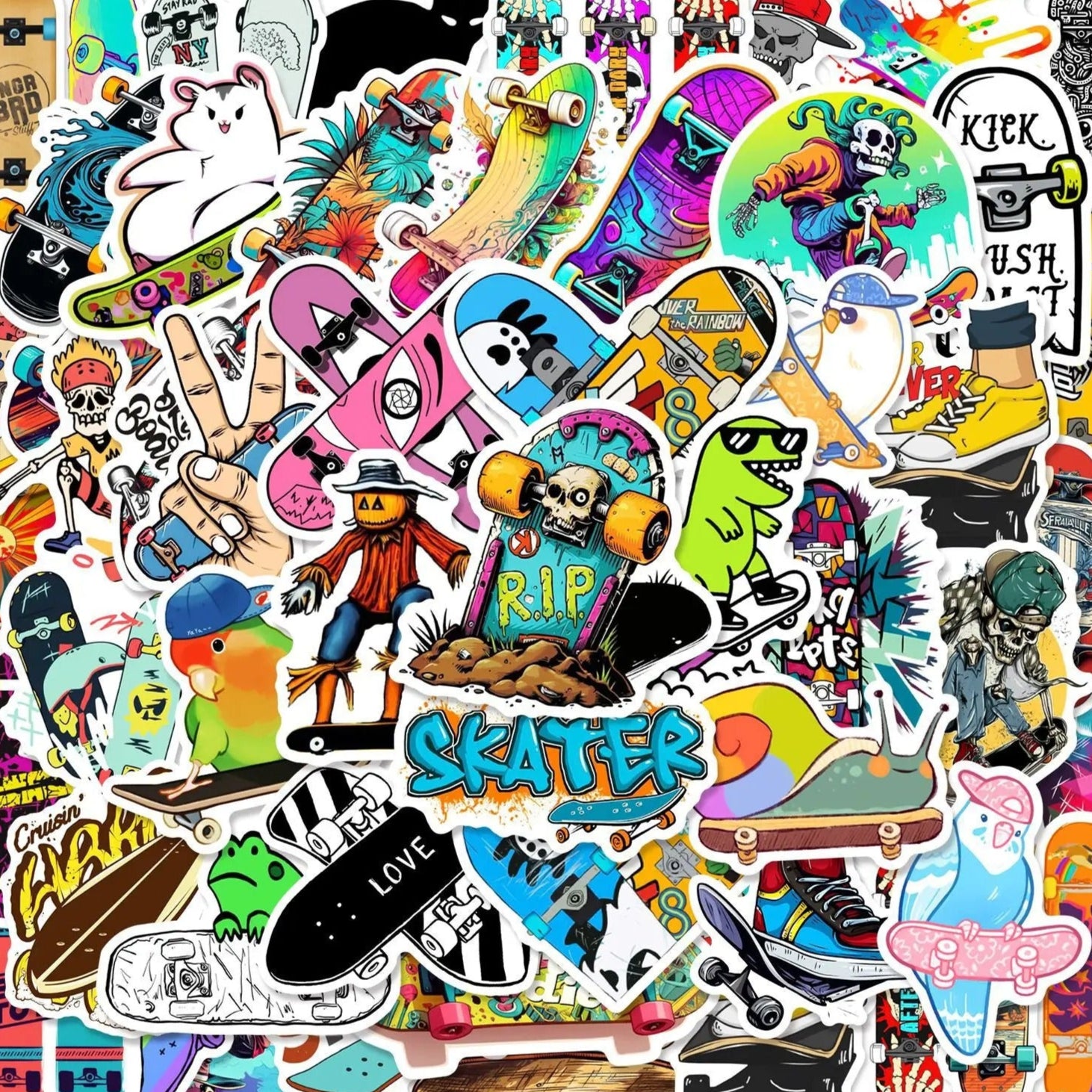 Skater Graffiti - 50pcs