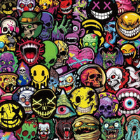 Smile & Scream! - 50pcs