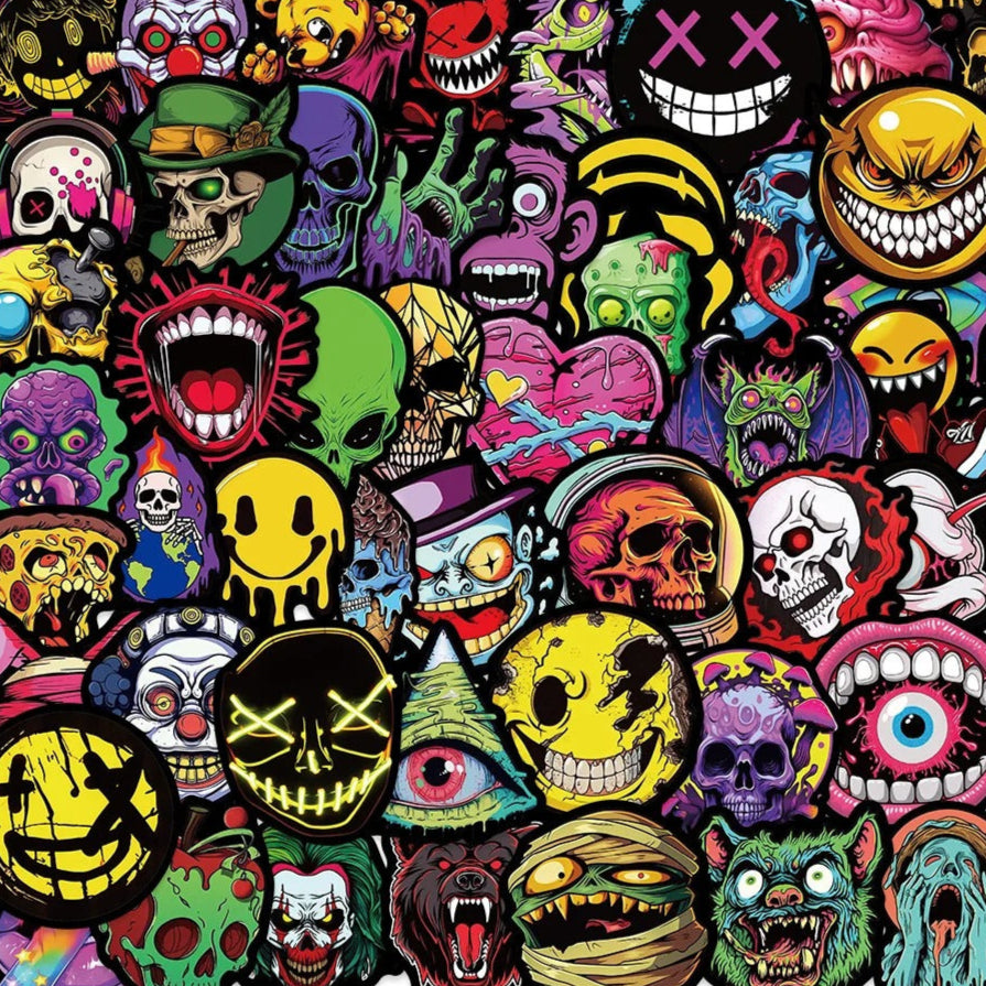 Smile & Scream! - 50pcs