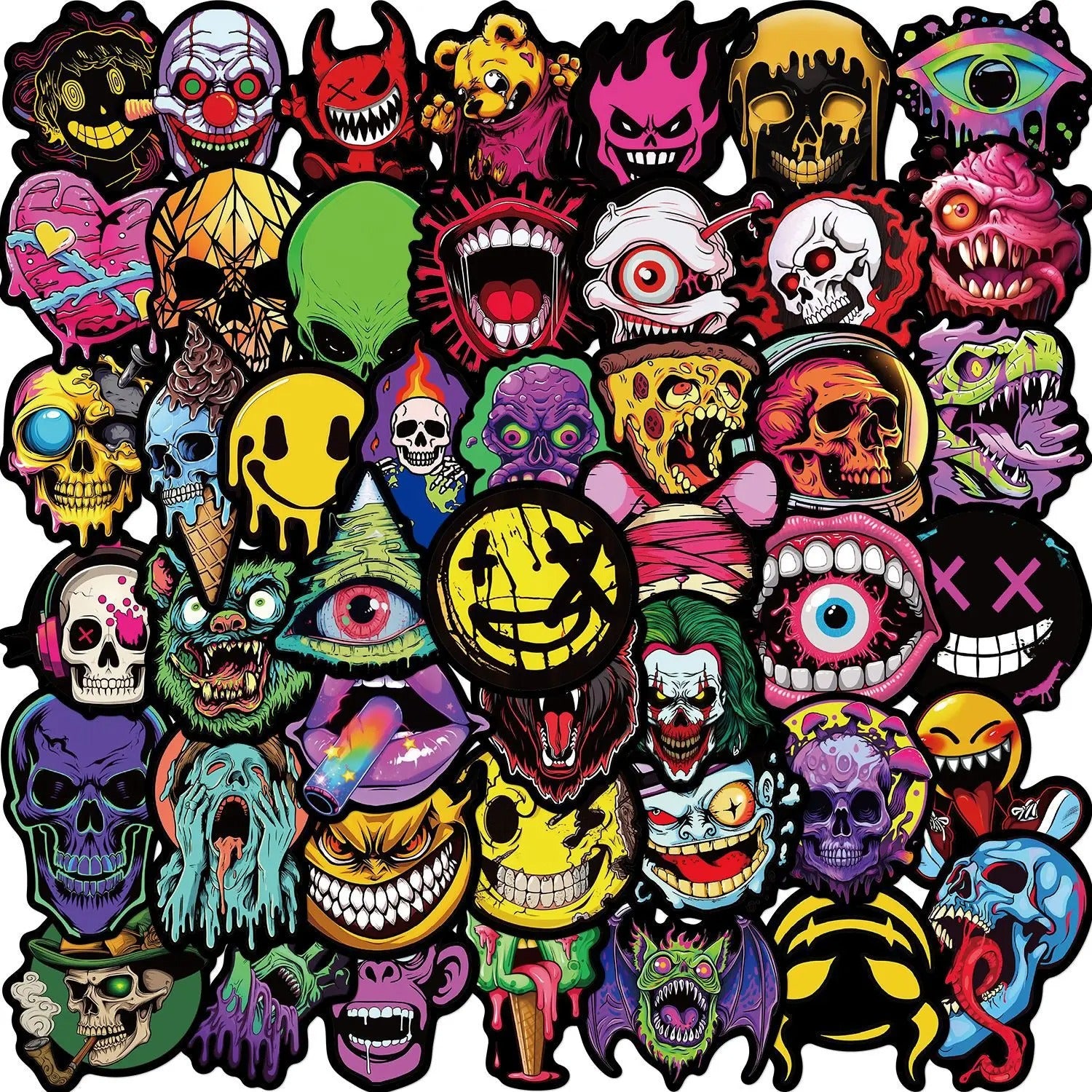 Grim Graffiti - 50pcs