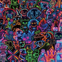Graffiti x Neon - 50pcs