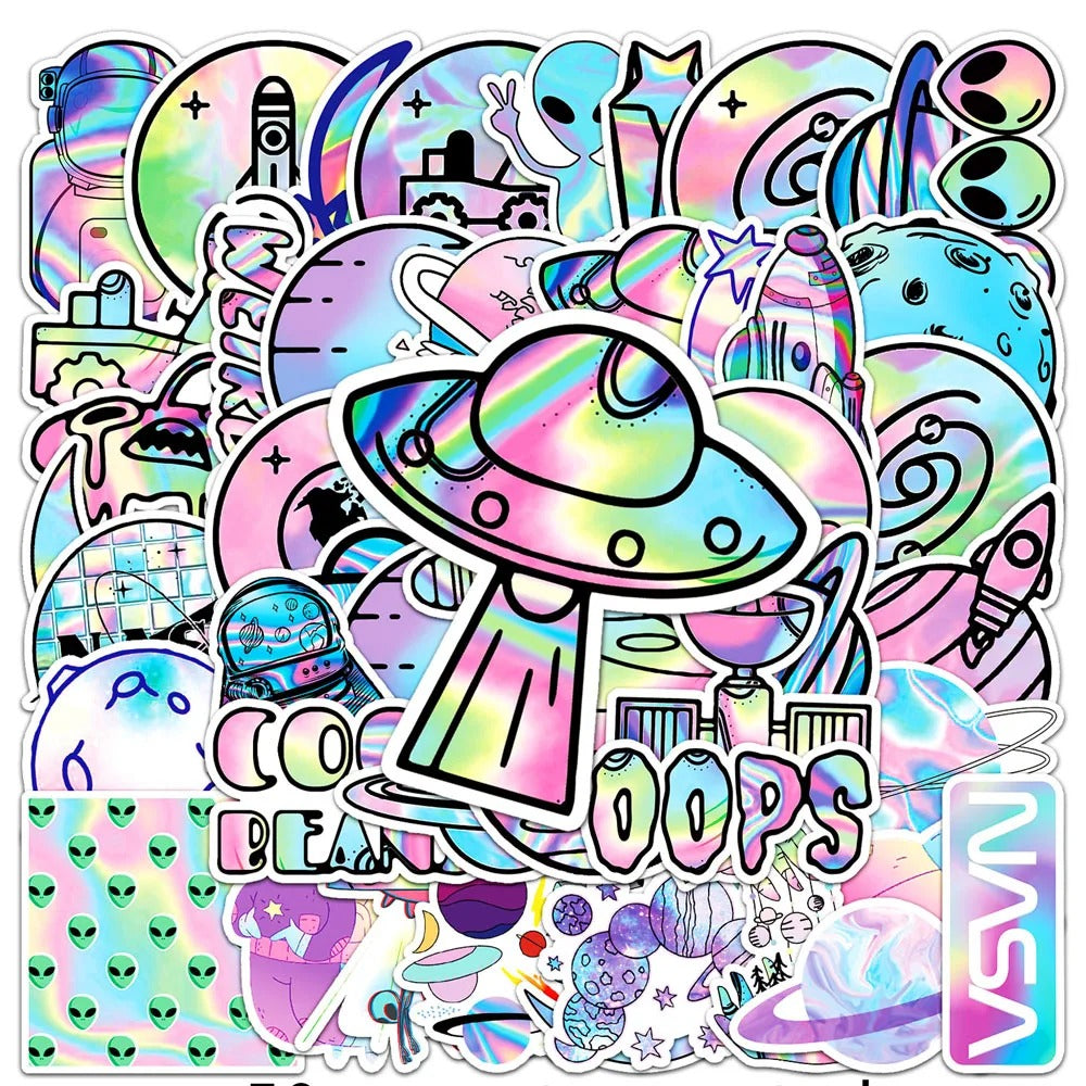 [Holographic] Cosmic Refractions - 50pcs