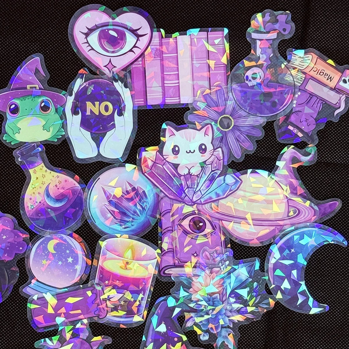 [Transparent Border] Purple Gore Garden - 50pcs