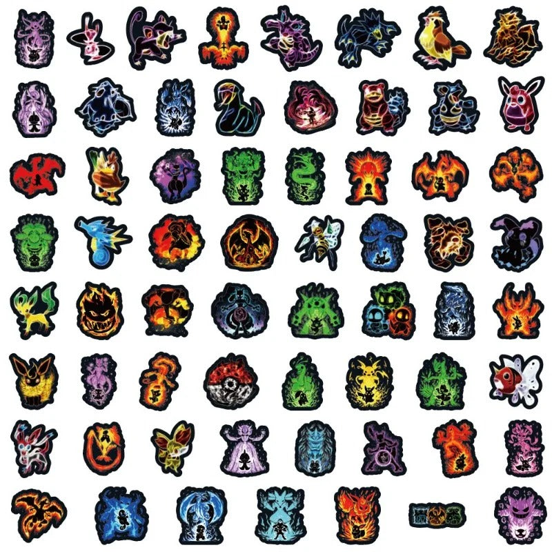 Neon Pokemon - 50pcs