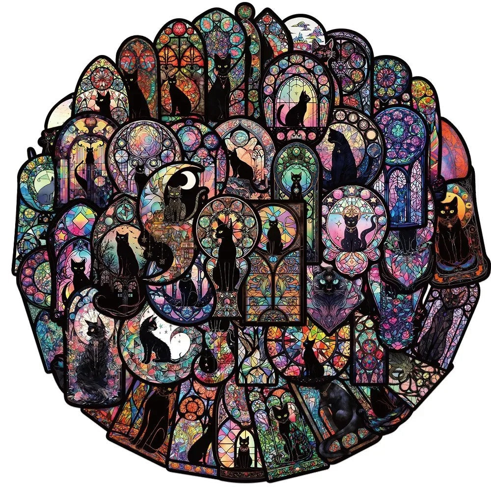 Black Moon Cat - 50pcs