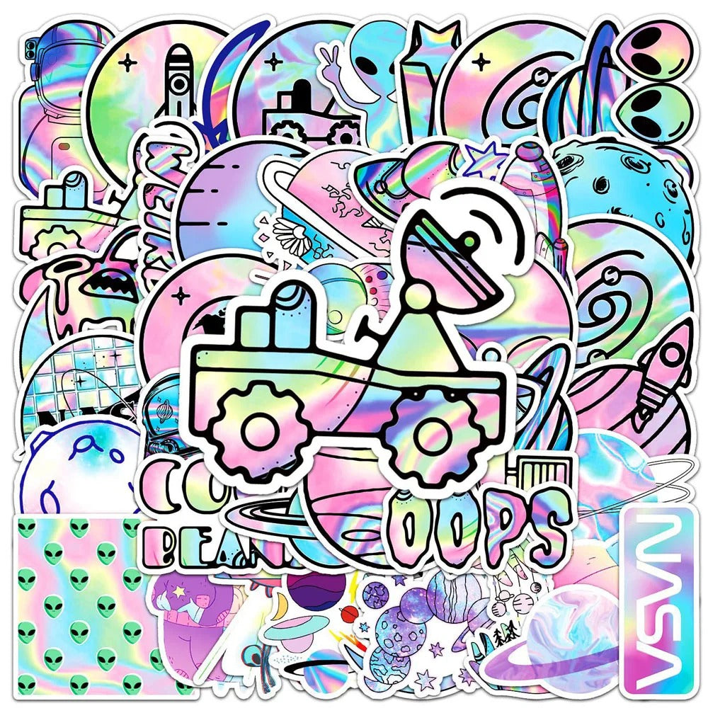 [Holographic] Cosmic Refractions - 50pcs