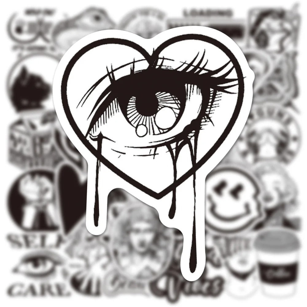 Black & White - 50pcs