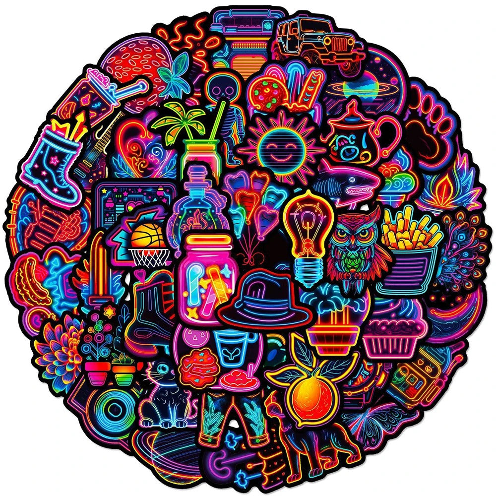 Neon Junk Drawer - 50pcs