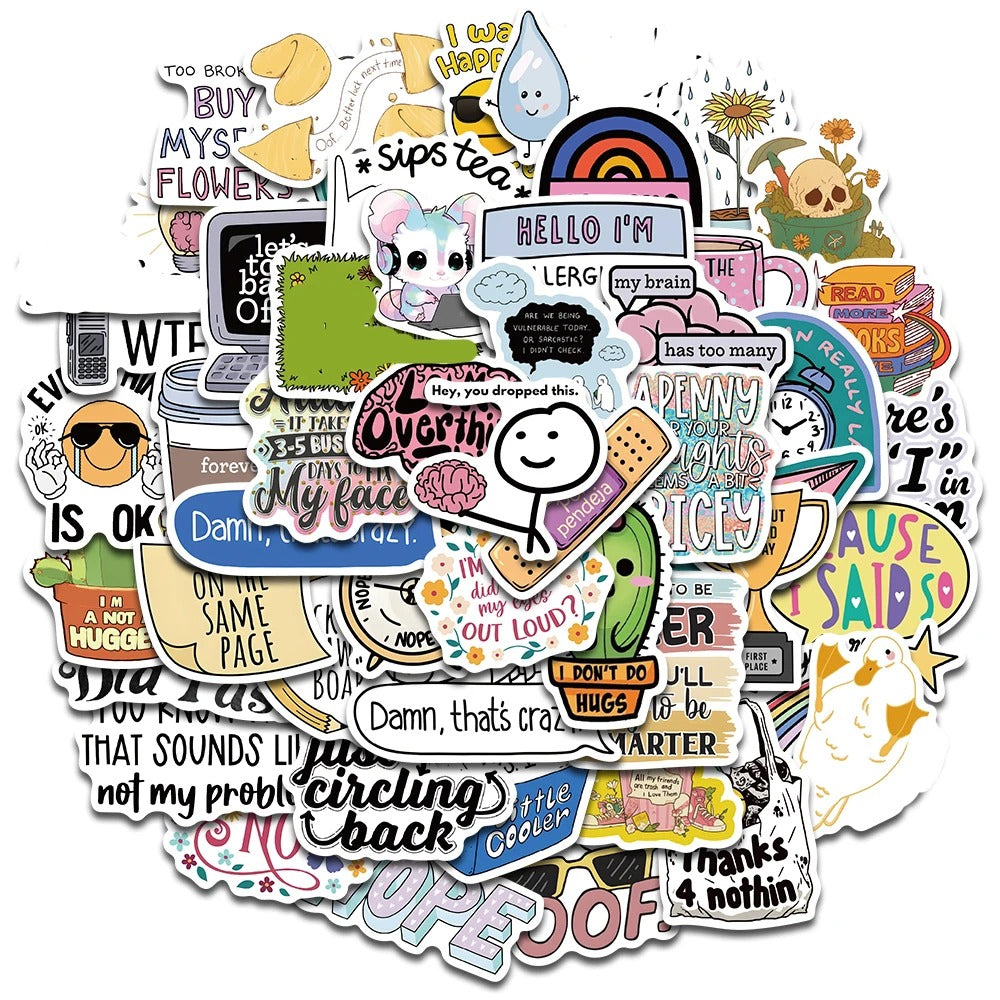 Moody & Sarcastic - 50pcs