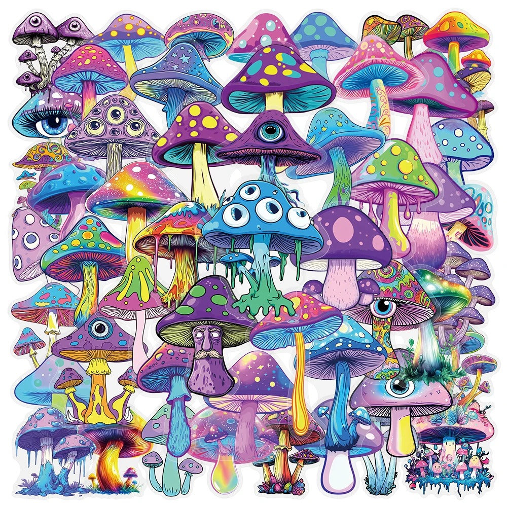 [Transparent] Psychedelic x Toadstools - 50pcs