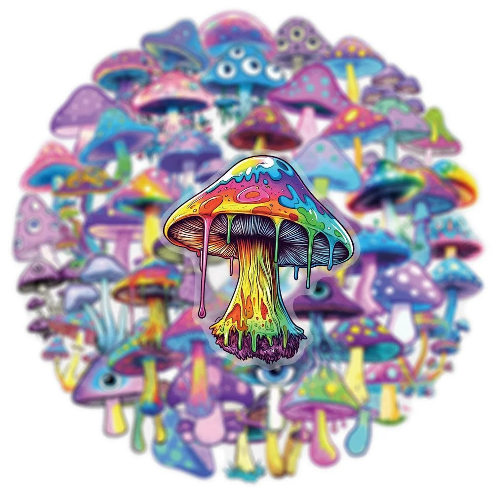 [Transparent] Psychedelic x Toadstools - 50pcs