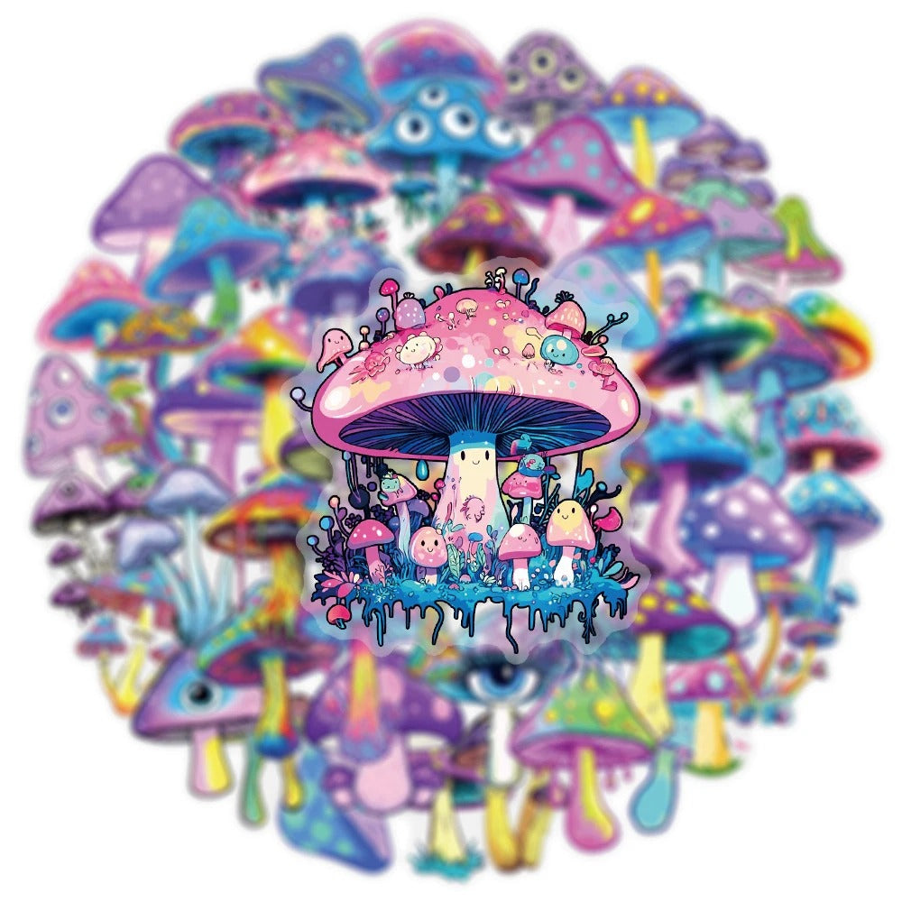 [Transparent] Psychedelic x Toadstools - 50pcs