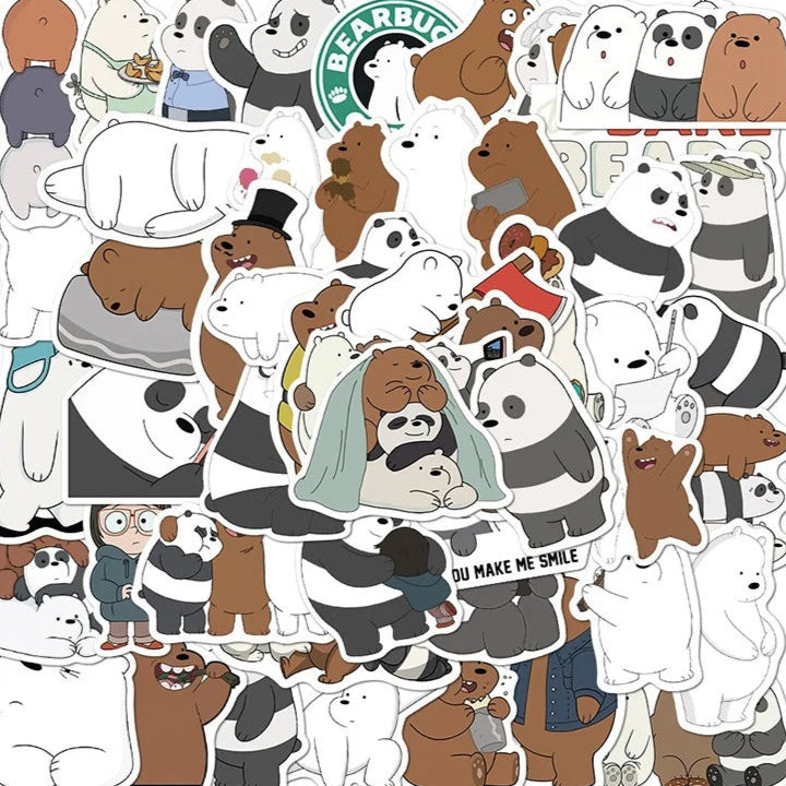 We Bare Bears - 50pcs