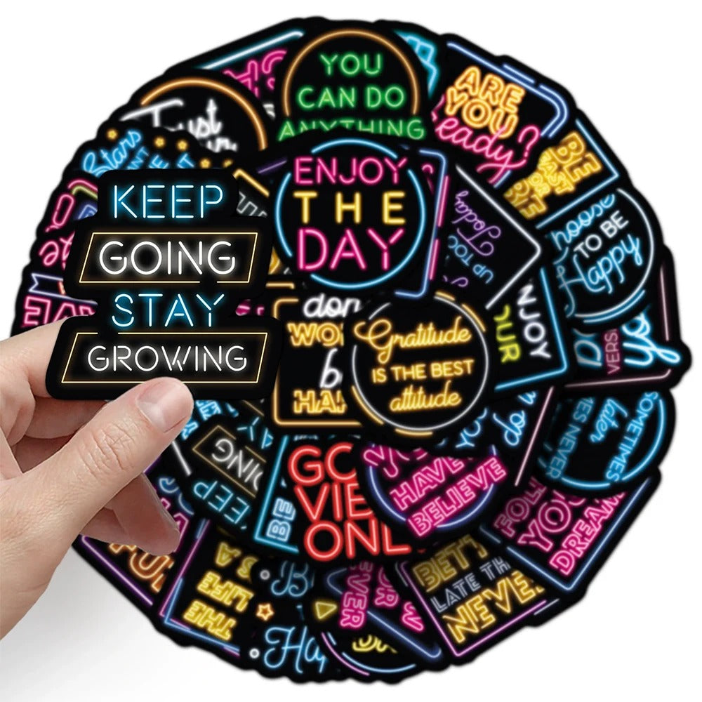 Inspirational x Neon - 50pcs
