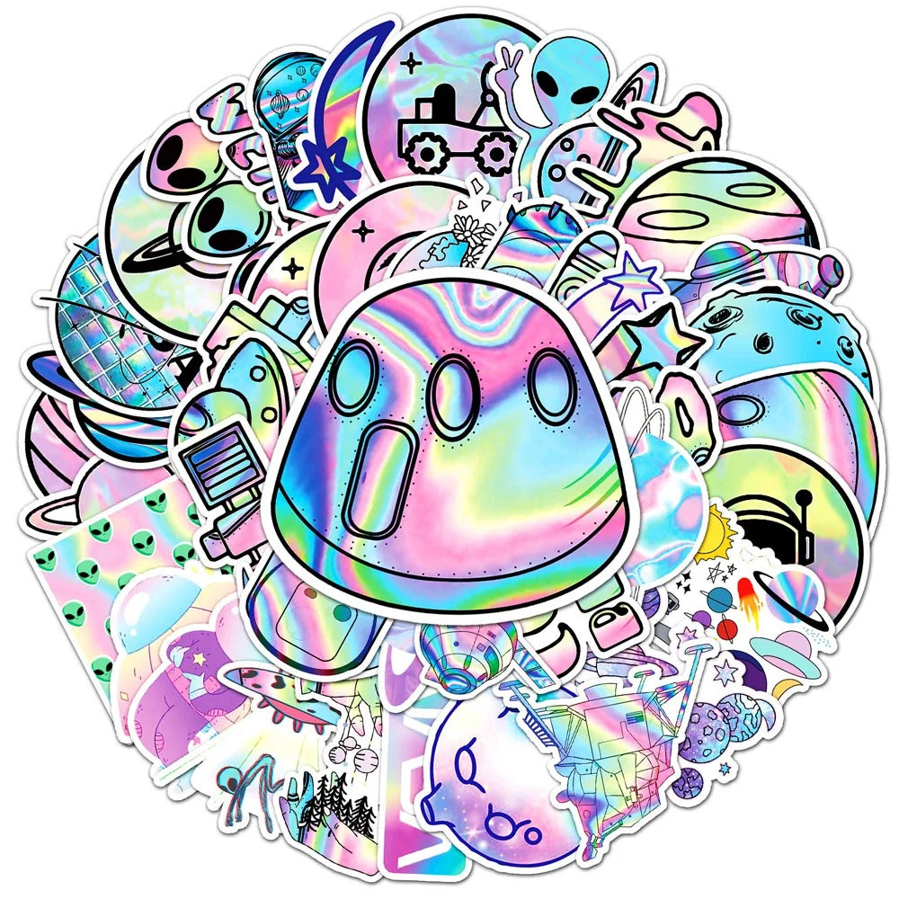 [Holographic] Cosmic Refractions - 50pcs