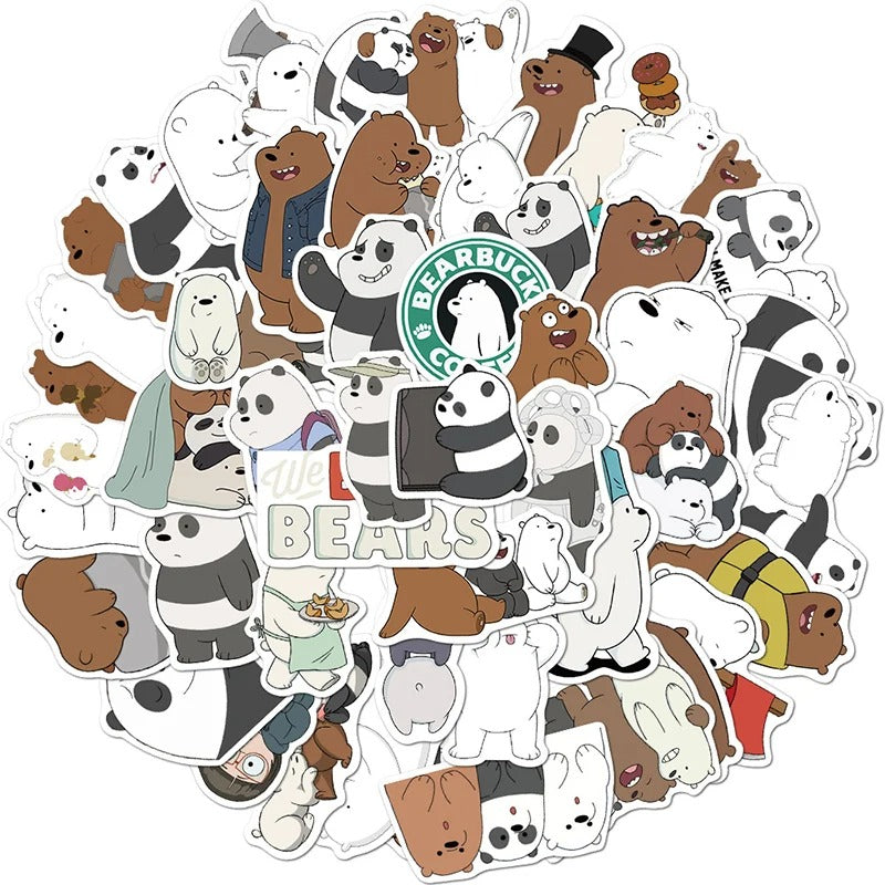 We Bare Bears - 50pcs