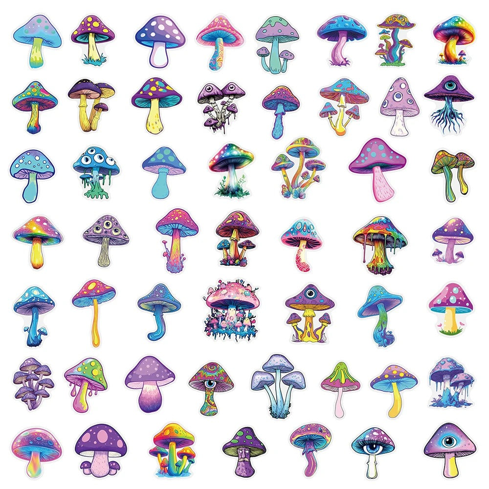 [Transparent] Psychedelic x Toadstools - 50pcs