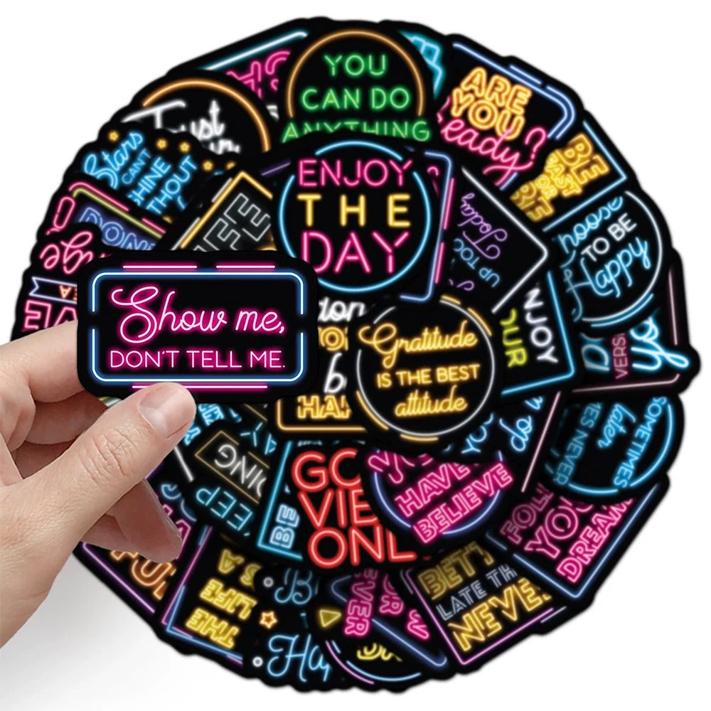 Inspirational x Neon - 50pcs