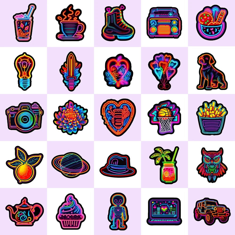 Neon Junk Drawer - 50pcs