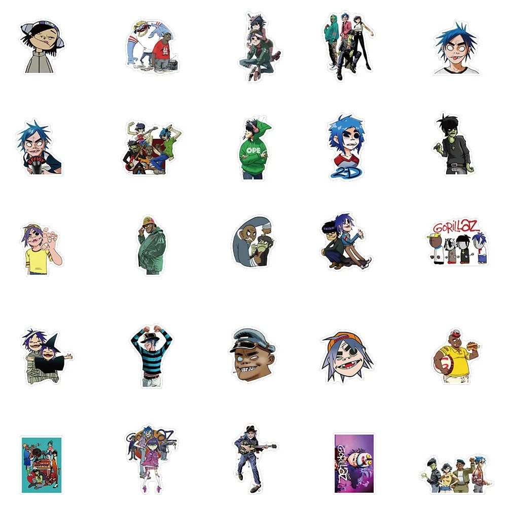 Gorillaz - 50pcs