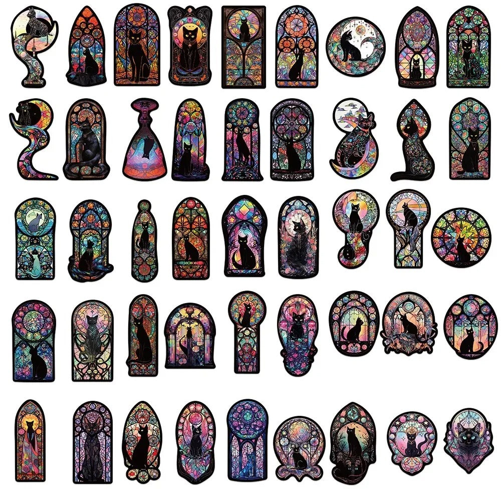 Black Moon Cat - 50pcs