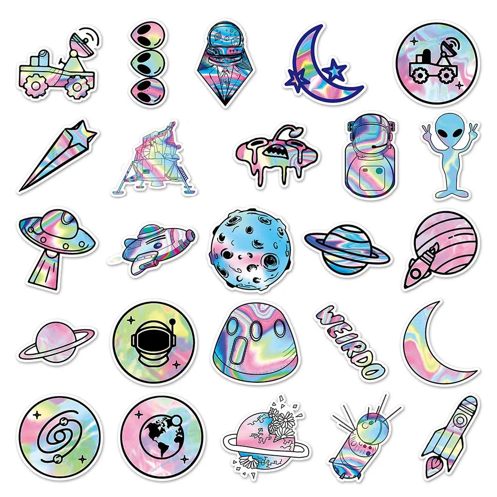 [Holographic] Cosmic Refractions - 50pcs