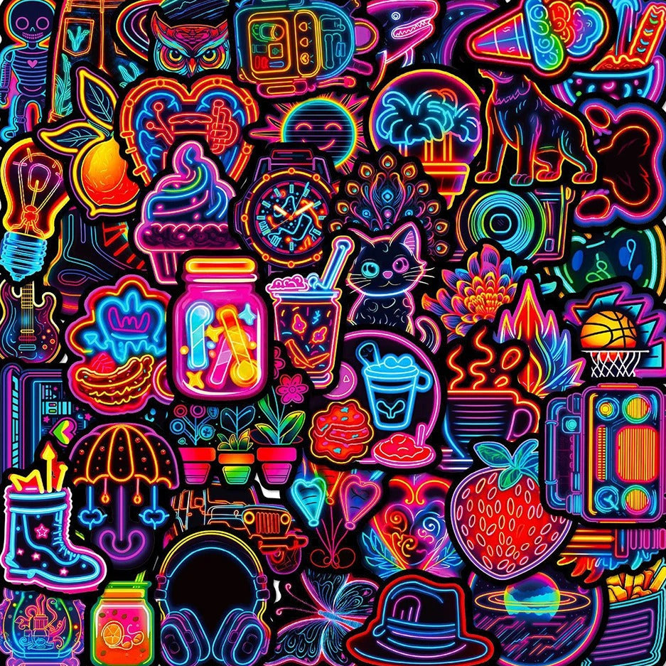 Neon Junk Drawer - 50pcs