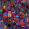 Neon B - 50pcs