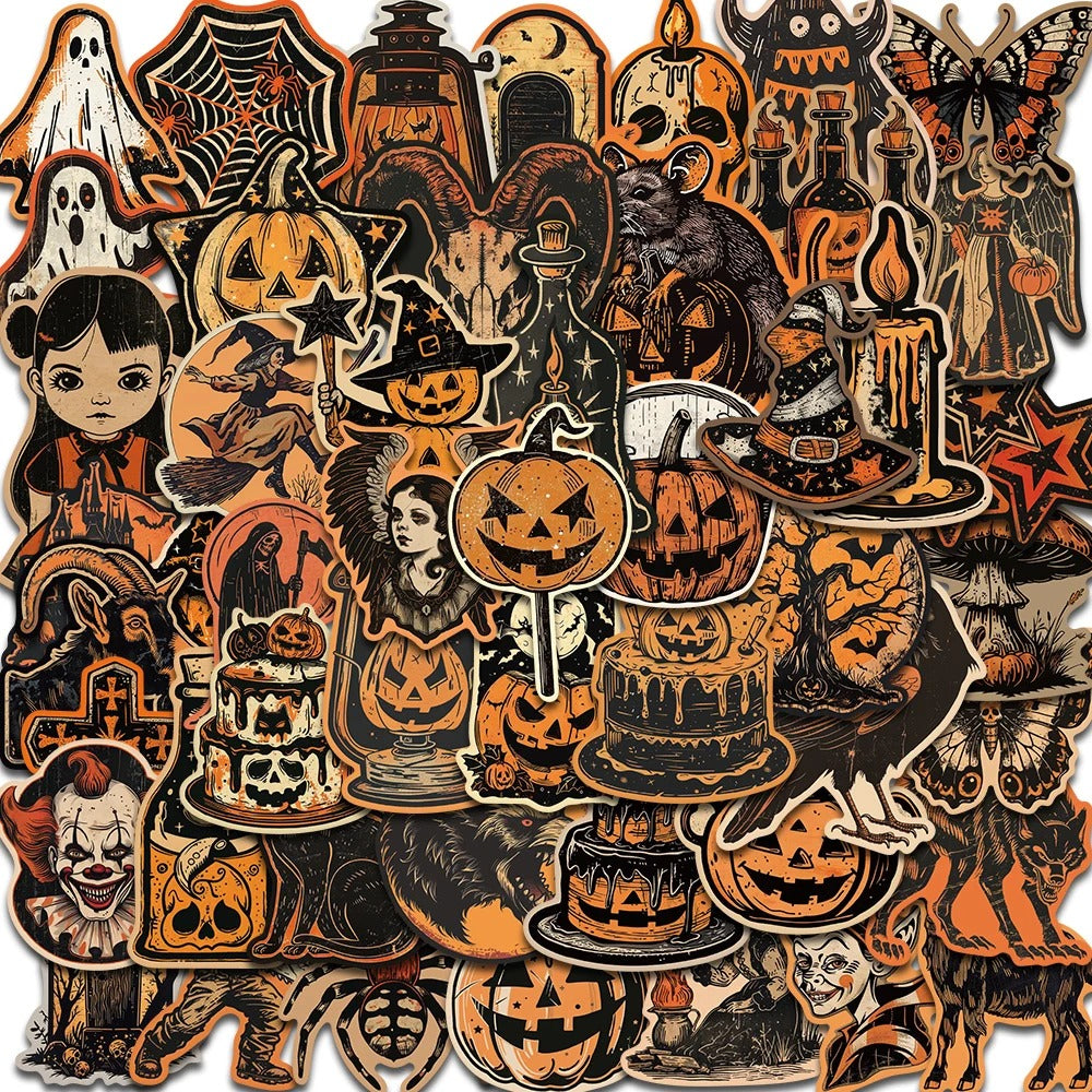 Retro Halloween - 50pcs