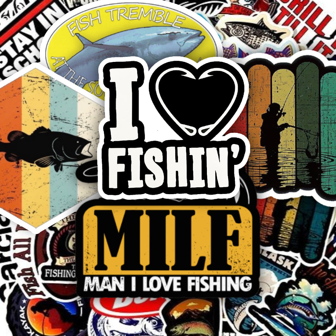 I Love Fishing! - 50pcs