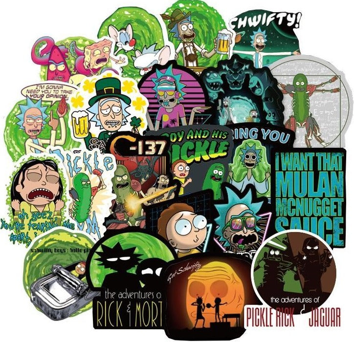 Rick and Morty Graffiti - 100pcs