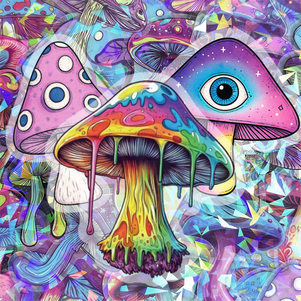 [Transparent] Psychedelic x Toadstools - 50pcs