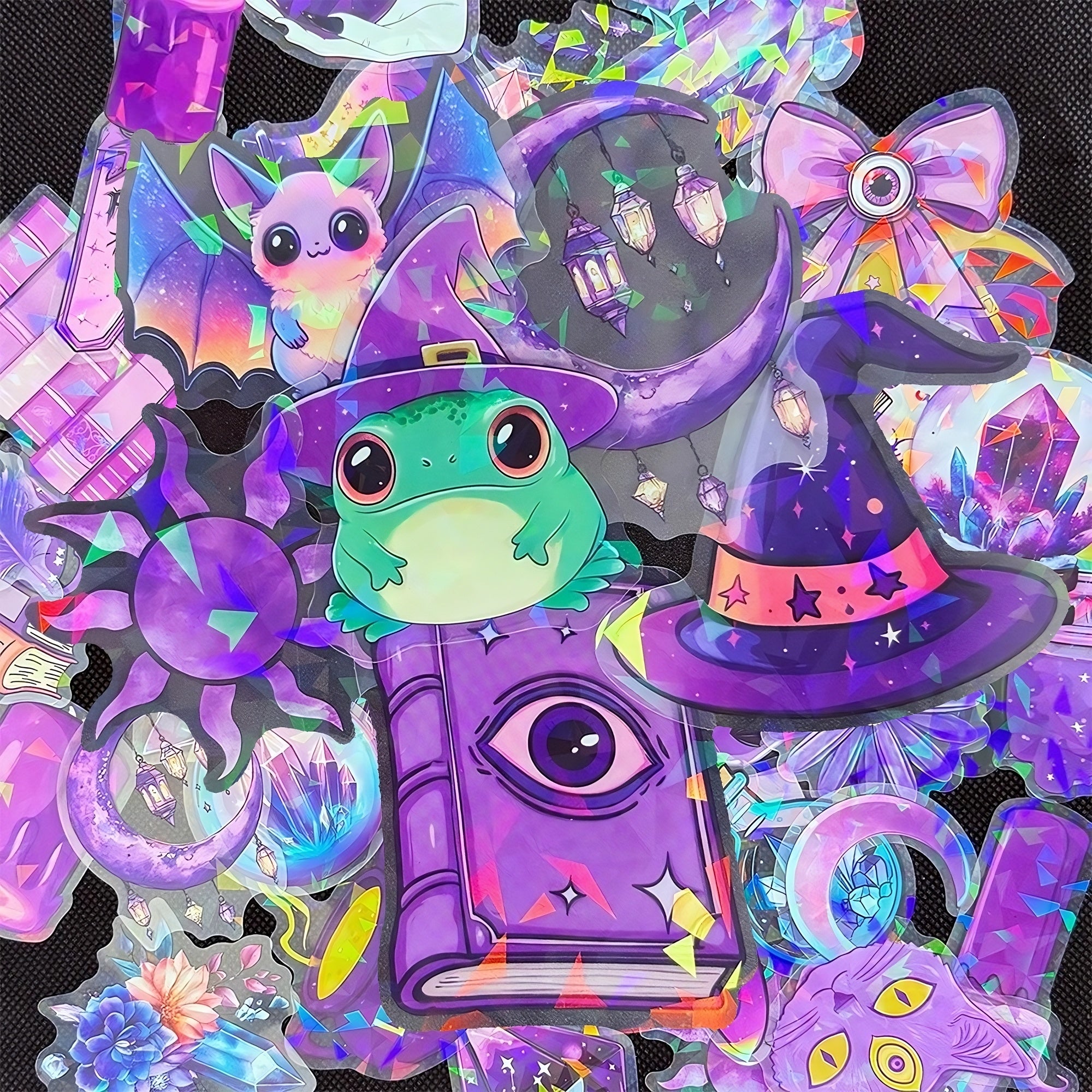 [Transparent Border] Purple Gore Garden - 50pcs